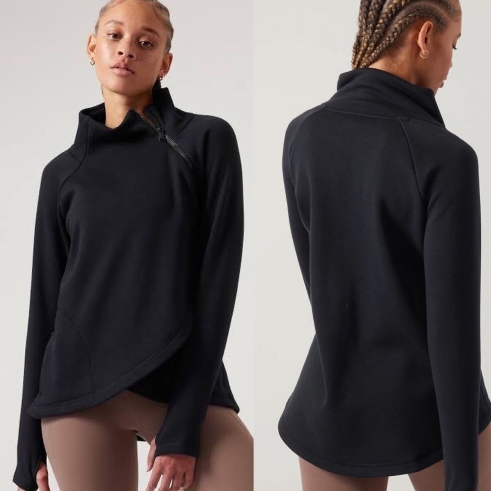 Athleta Cozy Karma Asym Pullover Sweater Size XSmall